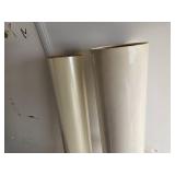 Clear Static Cling Roll and Either Clear Vinyl or Static Cling - 54" Rolls