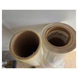 Clear Static Cling Roll and Either Clear Vinyl or Static Cling - 54" Rolls