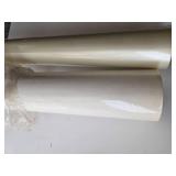 Clear Static Cling Roll and Either Clear Vinyl or Static Cling - 54" Rolls