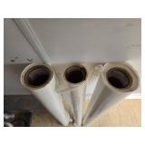 54" Clear Vinyl Overlaminate Rolls