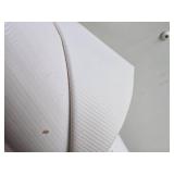 36 1/2" Partial Rolls of White Vinyl Banner Material