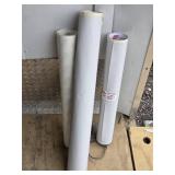 Misc. Rolls of Window Graphics Vinyl Including ORAJET Series 3675 Perforated Window Graphics PVC Digital Media