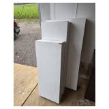 White Wood Platforms, Standalone or Stacked Display