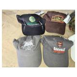 Lot of 9 Promotional Caps