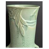 Roseville Pottery Green Velmoss Ceramic Vase