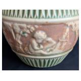 Roseville Donatello Cherub Pottery Jardiniere