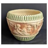Roseville Donatello Cherub Pottery Jardiniere