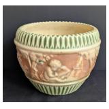 Roseville Donatello Cherub Pottery Jardiniere