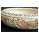 Roseville Pottery Donatello Shallow Cherub Jardinere