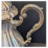 Elegant Scandinavian 830 Sterling Silver Teapot