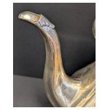 Elegant Scandinavian 830 Sterling Silver Teapot