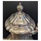 Elegant Scandinavian 830 Sterling Silver Teapot