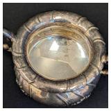 Pair of Scandinavian 830 Sterling Silver Sugar and Creamer Set