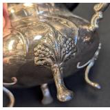 Pair of Scandinavian 830 Sterling Silver Sugar and Creamer Set