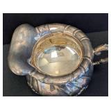 Pair of Scandinavian 830 Sterling Silver Sugar and Creamer Set