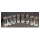 Awesome Mid Century Number Themed Highball Glass Set