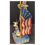Jim Shore Disney Creations From Sea to Shining Sea Mickey Mouse and Uncle Sam Carved Figurine