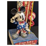 Jim Shore Disney Creations From Sea to Shining Sea Mickey Mouse and Uncle Sam Carved Figurine