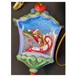 Four Jim Shore Heartwood Creek Christmas Ornaments