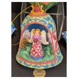 Four Jim Shore Heartwood Creek Christmas Ornaments