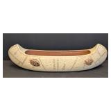 Red Wing 17" Birch Pottery Canoe