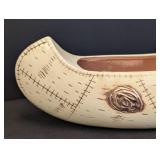 Red Wing 17" Birch Pottery Canoe