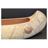 Red Wing 17" Birch Pottery Canoe