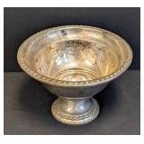 Vintage Rogers Weighted Sterling Silver Footed Compote Dish