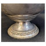 Vintage Rogers Weighted Sterling Silver Footed Compote Dish