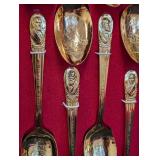 WM Rogers Presidential Commemorative Spoon Set