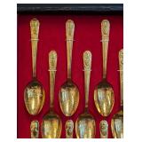 WM Rogers Presidential Commemorative Spoon Set