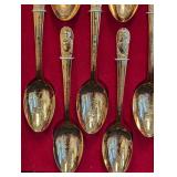 WM Rogers Presidential Commemorative Spoon Set