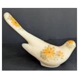 Fenton Hand Painted Glass Bird Figurine