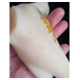 Fenton Hand Painted Glass Bird Figurine