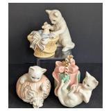 Lenox Porcelain Cat Figurines