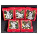 Lenox Sparkle and Scroll Ornaments