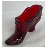 Three Vintage Fenton Glass Shoe Figurines