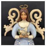 Jim Shore Heartwood Creek Angel of Peace & Jim Shore Heartwood Create Friendship Angel Figurine