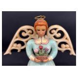 Jim Shore Heartwood Creek Angel of Peace & Jim Shore Heartwood Create Friendship Angel Figurine