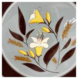 Vintage Stangl Pottery Golden Harvest Platte & Vintage Stangl Thistle Platter