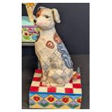 Three Jim Shore Heartwood Creek Dog Figurines