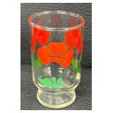 Variety of Vintage Juice Glasses including Anchor Hocking Swanky Swig Glasses and More