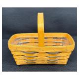 Two Vintage Handcrafted Longaberger Baskets