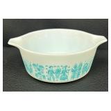 Vintage Pyrex Butterprint Covered Refrigerator Dish and Casserole Dish