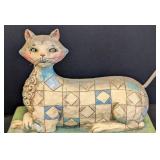 Pair of Jim Shore Heartwood Creek Cat Figurines