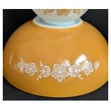 Pyrex Gold Butterfly Mixing Bowl Set