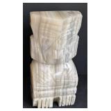 Pair of Large Carved Onyx Bookends