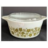 Pair of Pyrex Spring Blossom Casserole Dishes