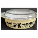 Pyrex Mod Kitchen Oval Casserole Dish