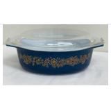 Vintage Pyrex Promotional Casserole 043, Golden Bouquet, Rare collectible